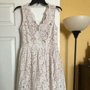 White lace lulus dress